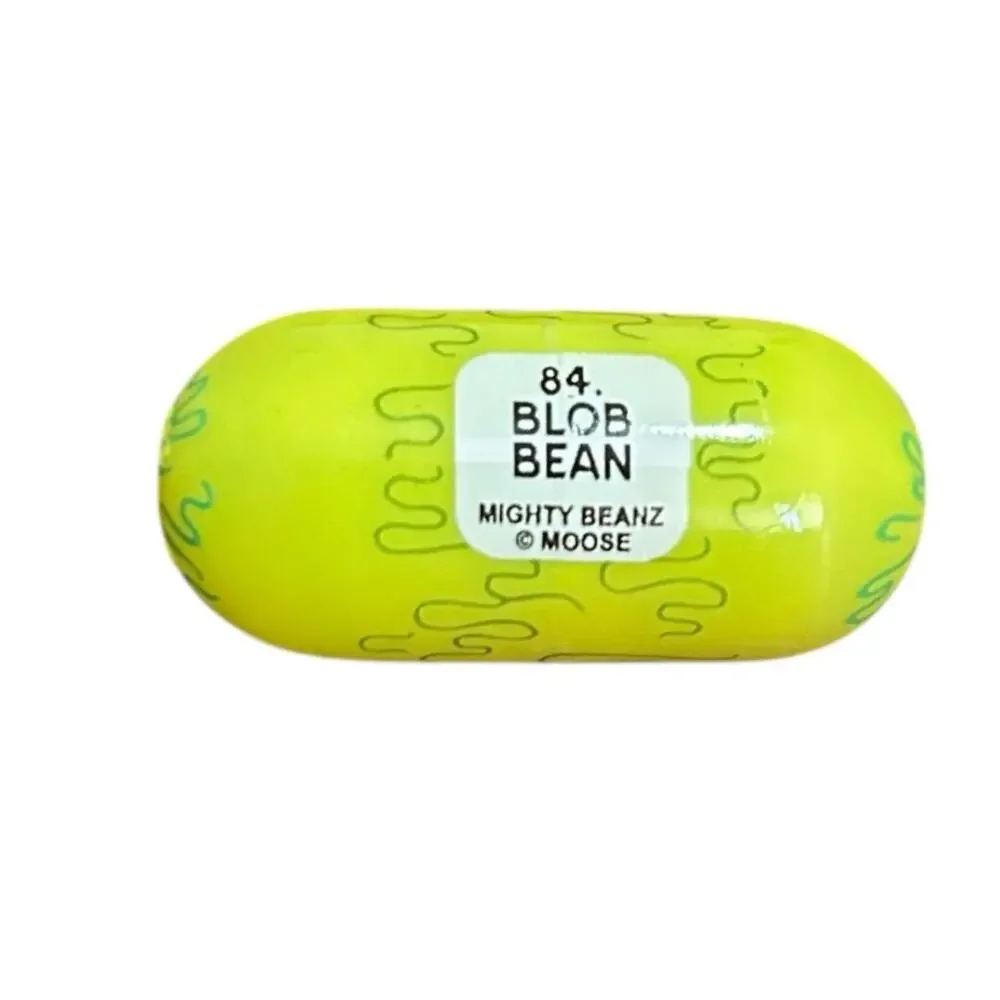 Mighty Beanz #84 Blob Bean Green Slime 2003 Series 2 Moose Y2K Collectible Toy